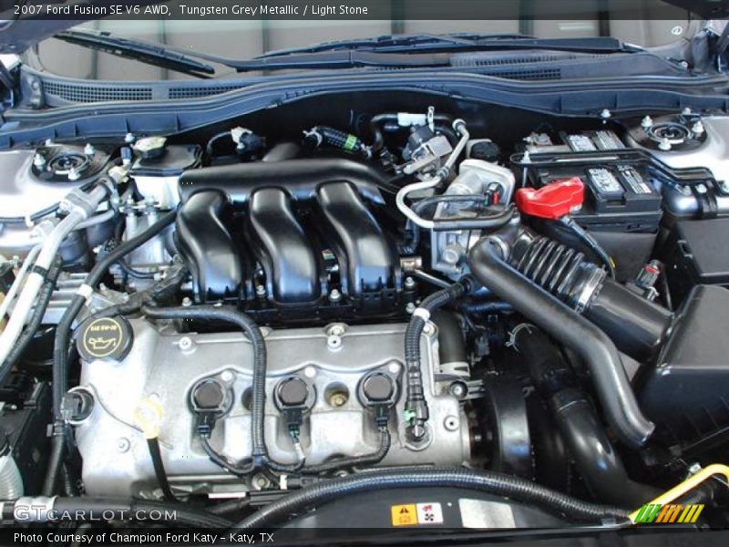 Tungsten Grey Metallic / Light Stone 2007 Ford Fusion SE V6 AWD