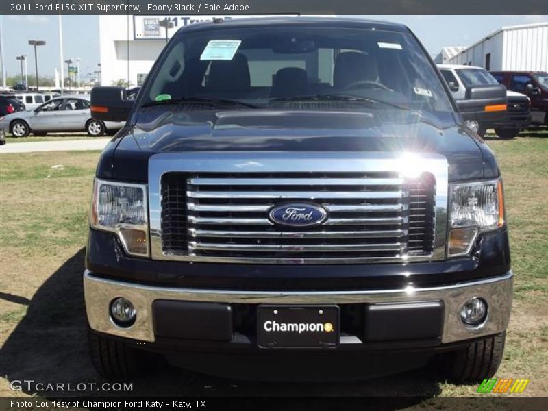 Ebony Black / Pale Adobe 2011 Ford F150 XLT SuperCrew