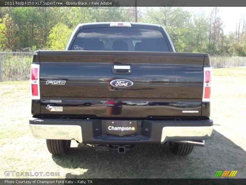 Ebony Black / Pale Adobe 2011 Ford F150 XLT SuperCrew