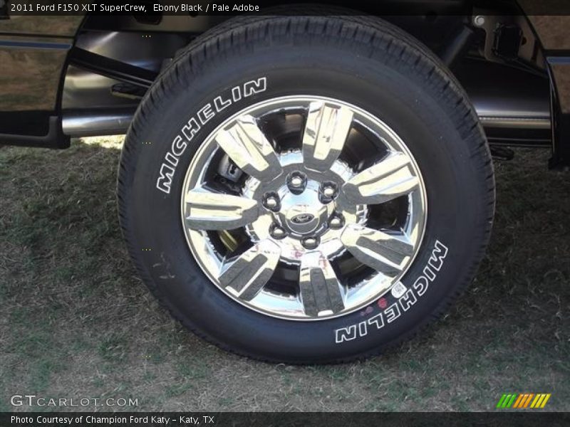 Ebony Black / Pale Adobe 2011 Ford F150 XLT SuperCrew