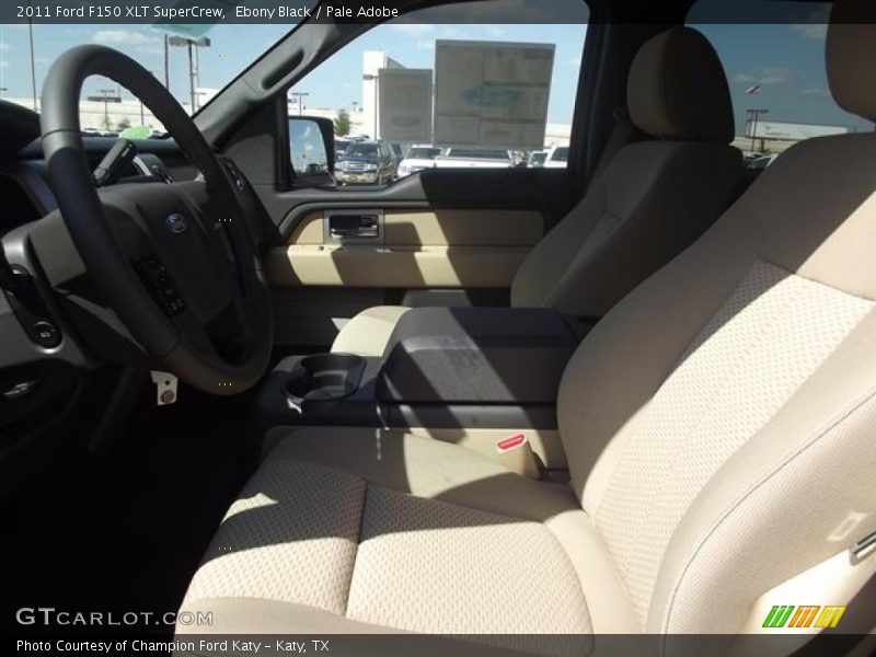 Ebony Black / Pale Adobe 2011 Ford F150 XLT SuperCrew