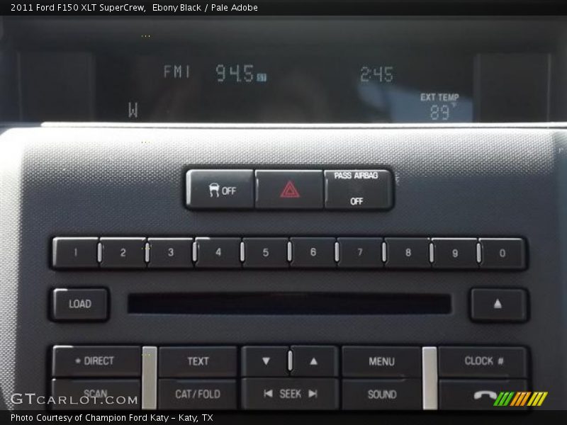 Ebony Black / Pale Adobe 2011 Ford F150 XLT SuperCrew