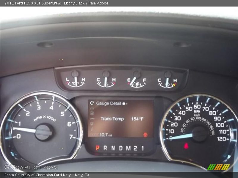 Ebony Black / Pale Adobe 2011 Ford F150 XLT SuperCrew