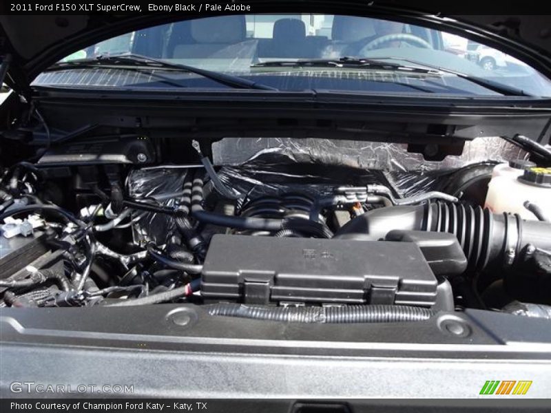 Ebony Black / Pale Adobe 2011 Ford F150 XLT SuperCrew