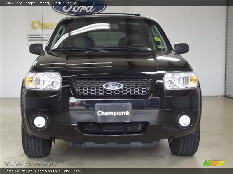 Black / Ebony 2007 Ford Escape Limited