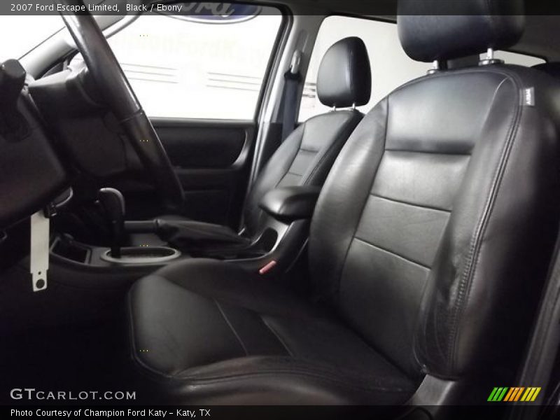 Black / Ebony 2007 Ford Escape Limited