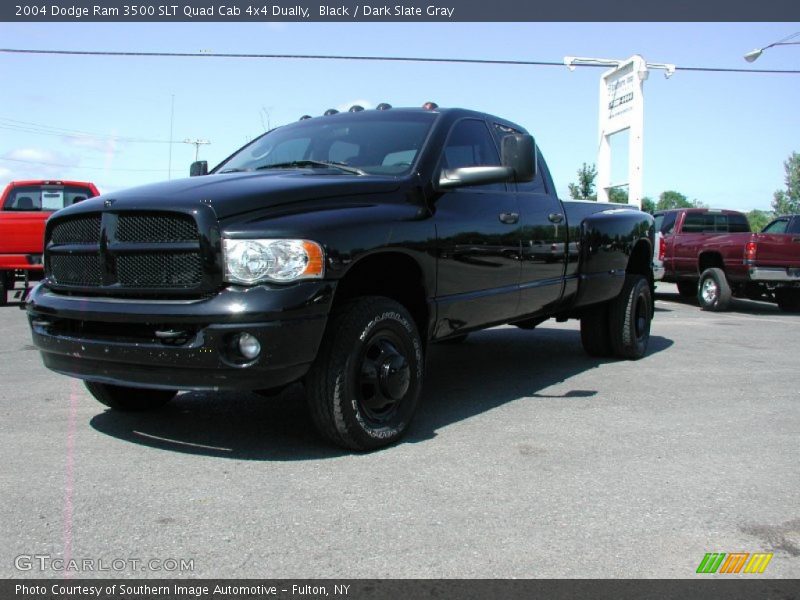 Black / Dark Slate Gray 2004 Dodge Ram 3500 SLT Quad Cab 4x4 Dually
