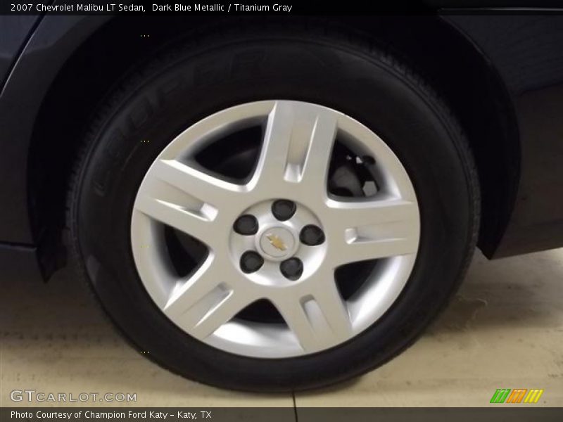 Dark Blue Metallic / Titanium Gray 2007 Chevrolet Malibu LT Sedan