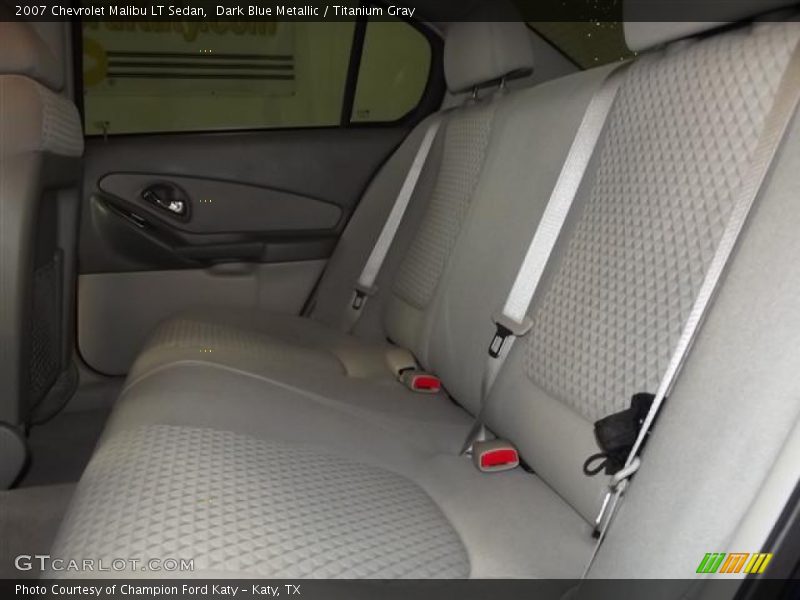 Dark Blue Metallic / Titanium Gray 2007 Chevrolet Malibu LT Sedan