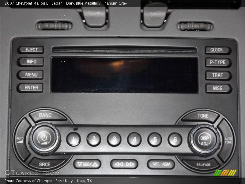 Dark Blue Metallic / Titanium Gray 2007 Chevrolet Malibu LT Sedan
