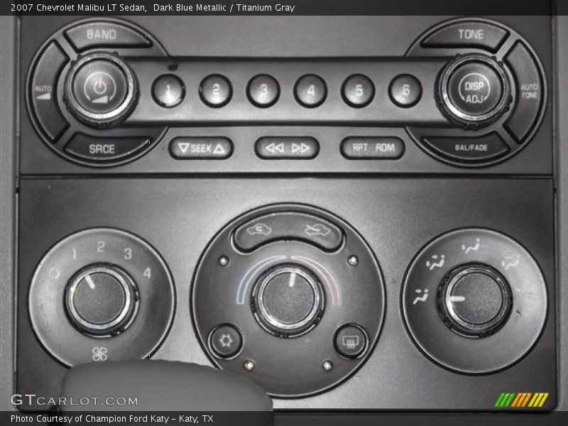 Dark Blue Metallic / Titanium Gray 2007 Chevrolet Malibu LT Sedan