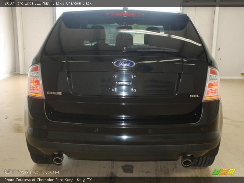 Black / Charcoal Black 2007 Ford Edge SEL Plus