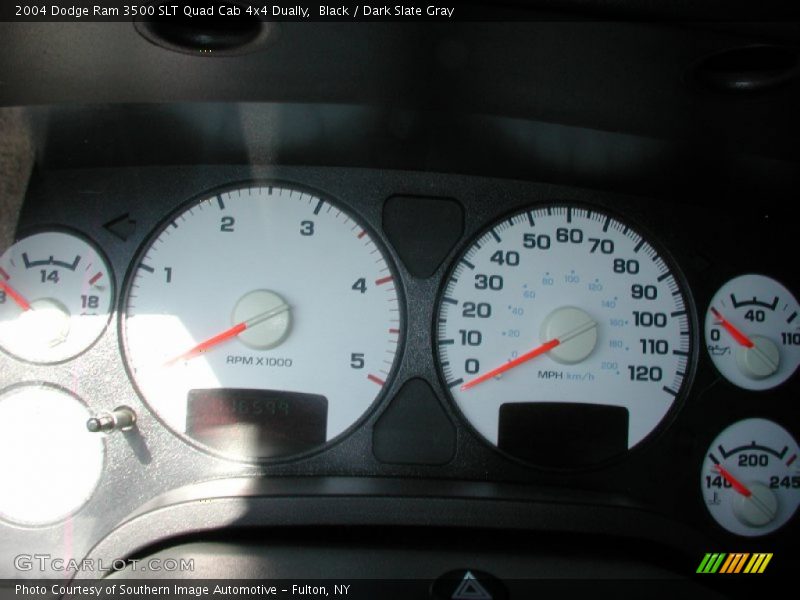 Black / Dark Slate Gray 2004 Dodge Ram 3500 SLT Quad Cab 4x4 Dually