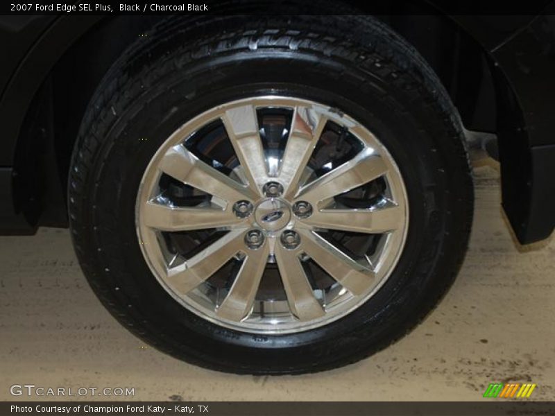 Black / Charcoal Black 2007 Ford Edge SEL Plus
