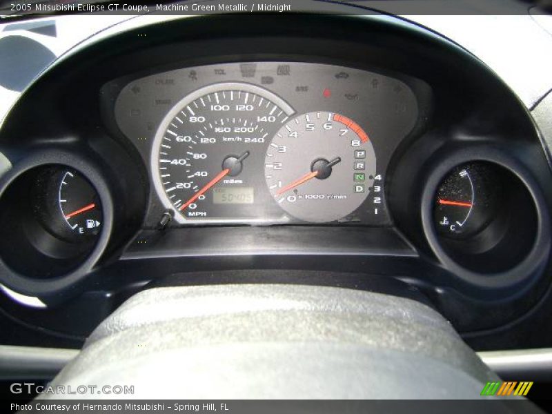 Machine Green Metallic / Midnight 2005 Mitsubishi Eclipse GT Coupe
