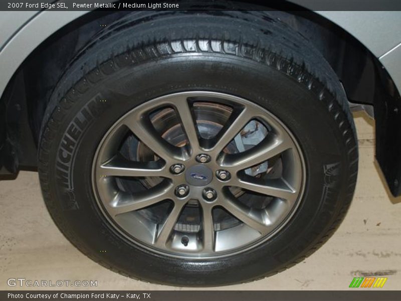Pewter Metallic / Medium Light Stone 2007 Ford Edge SEL