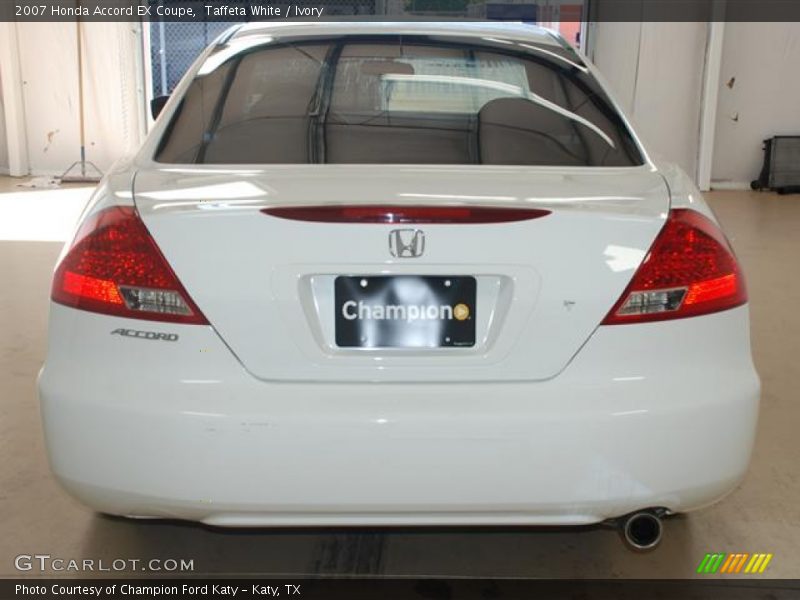 Taffeta White / Ivory 2007 Honda Accord EX Coupe
