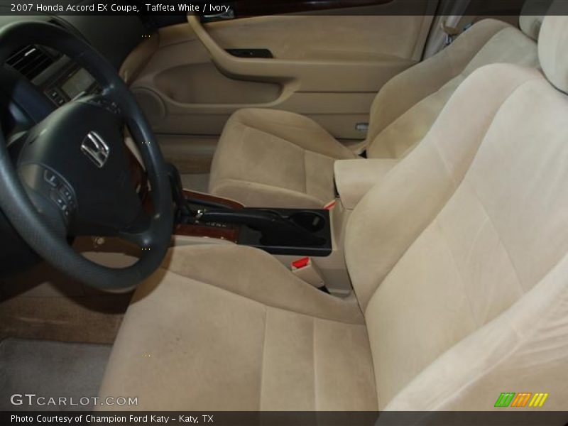 Taffeta White / Ivory 2007 Honda Accord EX Coupe