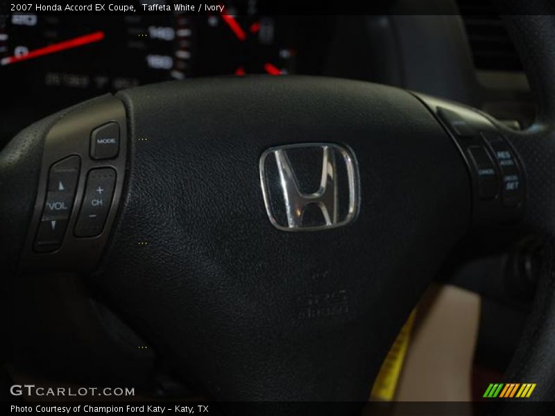 Taffeta White / Ivory 2007 Honda Accord EX Coupe