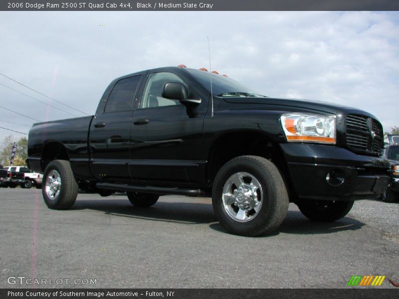 Black / Medium Slate Gray 2006 Dodge Ram 2500 ST Quad Cab 4x4