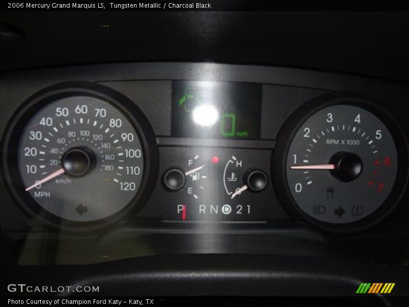 Tungsten Metallic / Charcoal Black 2006 Mercury Grand Marquis LS