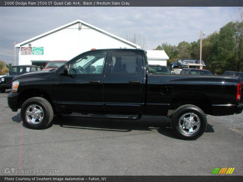 Black / Medium Slate Gray 2006 Dodge Ram 2500 ST Quad Cab 4x4