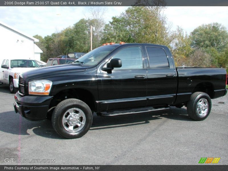 Black / Medium Slate Gray 2006 Dodge Ram 2500 ST Quad Cab 4x4