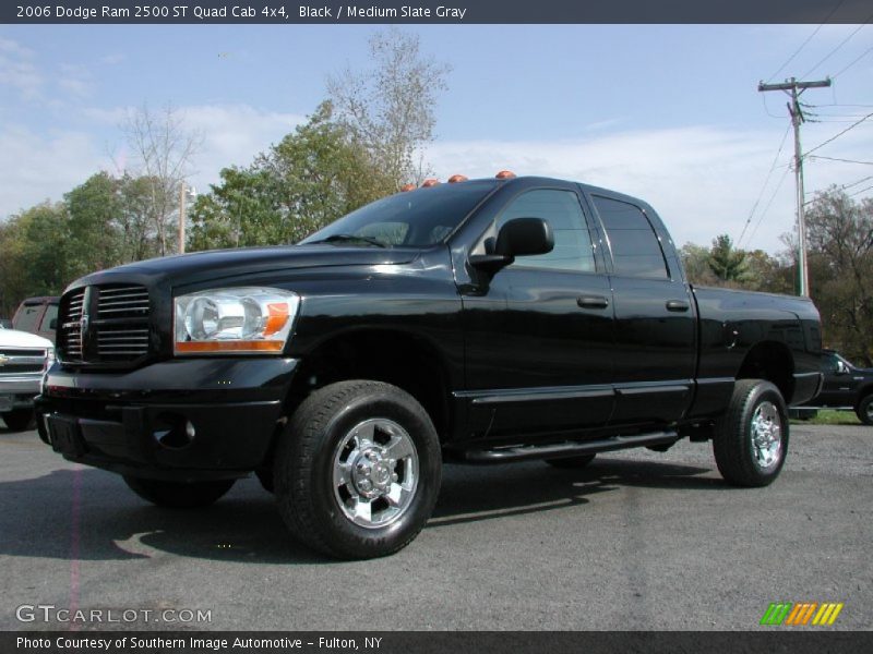 Black / Medium Slate Gray 2006 Dodge Ram 2500 ST Quad Cab 4x4