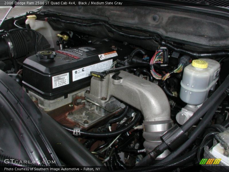 Black / Medium Slate Gray 2006 Dodge Ram 2500 ST Quad Cab 4x4
