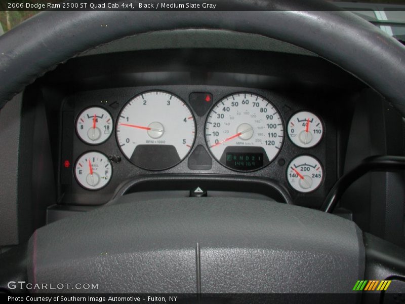 Black / Medium Slate Gray 2006 Dodge Ram 2500 ST Quad Cab 4x4