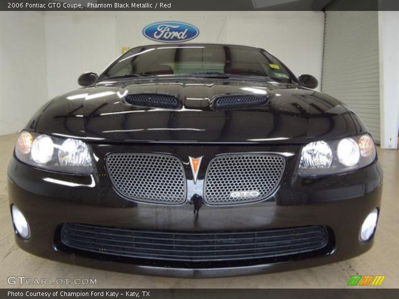 Phantom Black Metallic / Red 2006 Pontiac GTO Coupe
