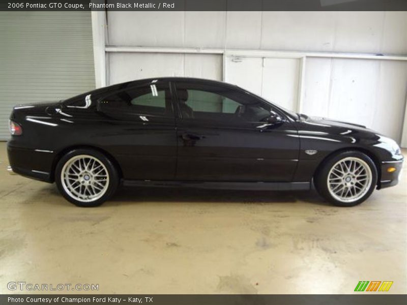 Phantom Black Metallic / Red 2006 Pontiac GTO Coupe