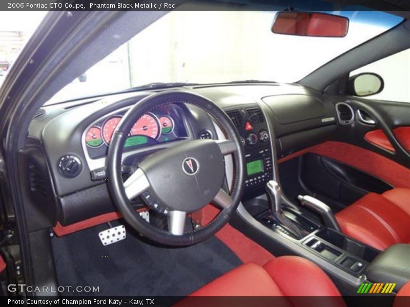 Phantom Black Metallic / Red 2006 Pontiac GTO Coupe