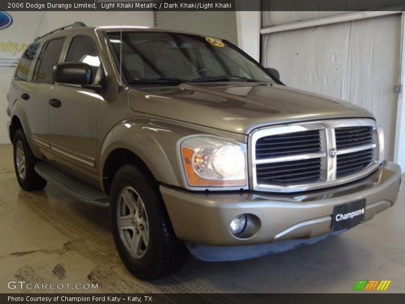 Light Khaki Metallic / Dark Khaki/Light Khaki 2006 Dodge Durango Limited