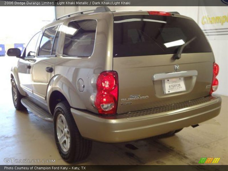 Light Khaki Metallic / Dark Khaki/Light Khaki 2006 Dodge Durango Limited