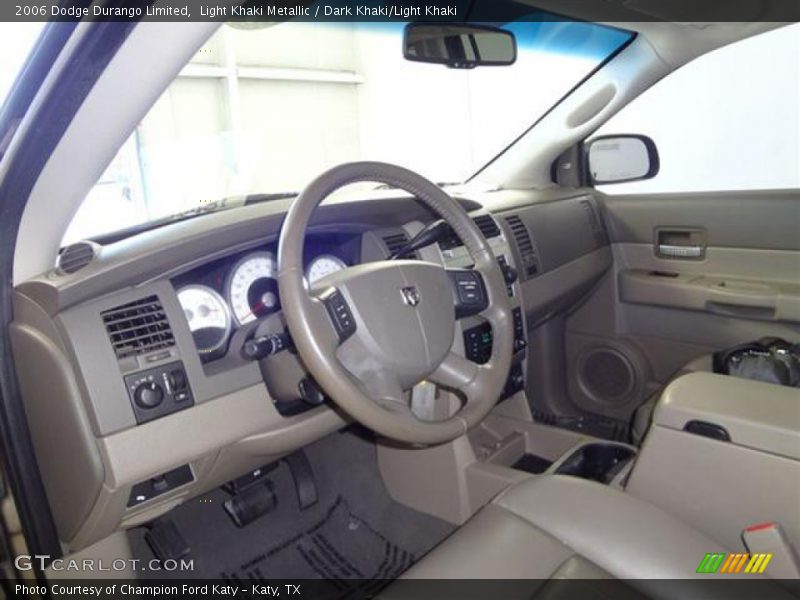 Light Khaki Metallic / Dark Khaki/Light Khaki 2006 Dodge Durango Limited