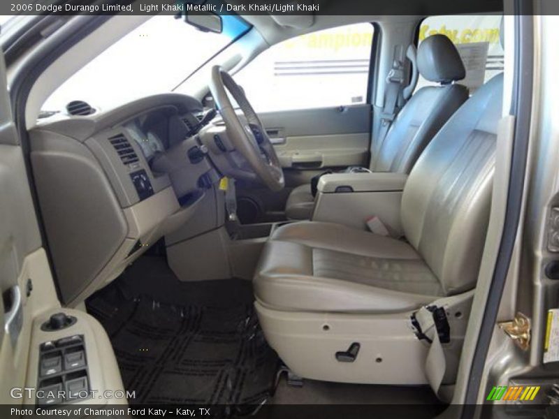 Light Khaki Metallic / Dark Khaki/Light Khaki 2006 Dodge Durango Limited