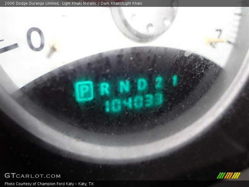 Light Khaki Metallic / Dark Khaki/Light Khaki 2006 Dodge Durango Limited