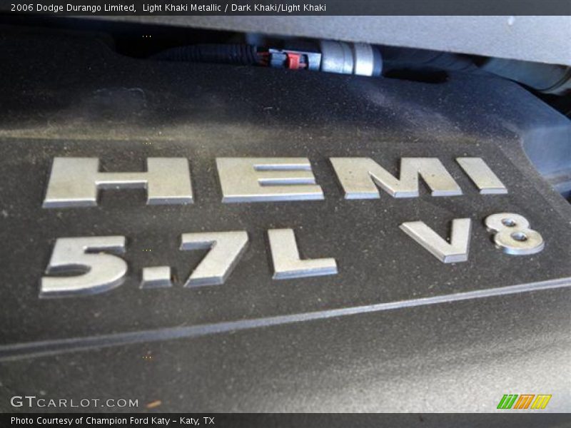 Light Khaki Metallic / Dark Khaki/Light Khaki 2006 Dodge Durango Limited