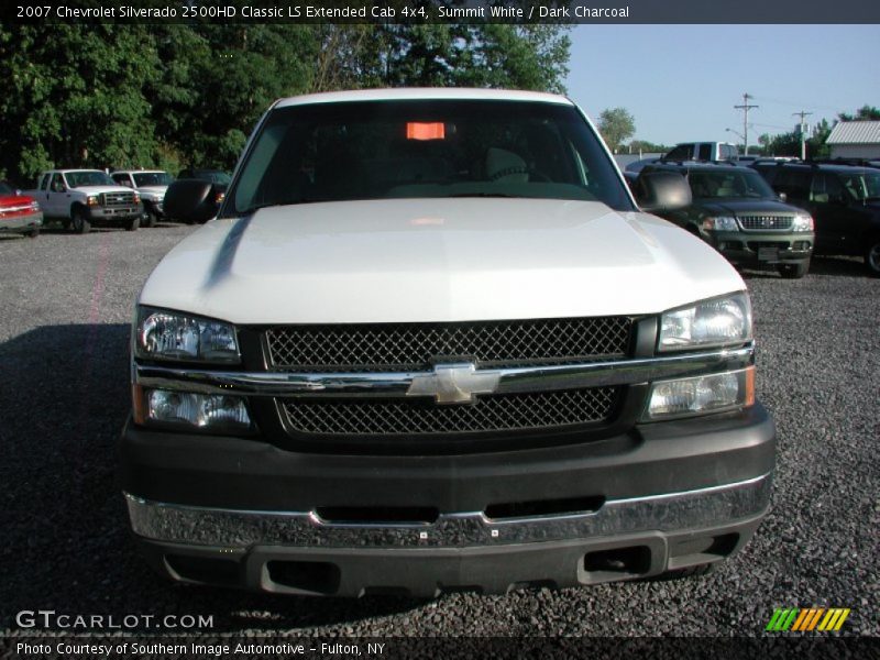 Summit White / Dark Charcoal 2007 Chevrolet Silverado 2500HD Classic LS Extended Cab 4x4