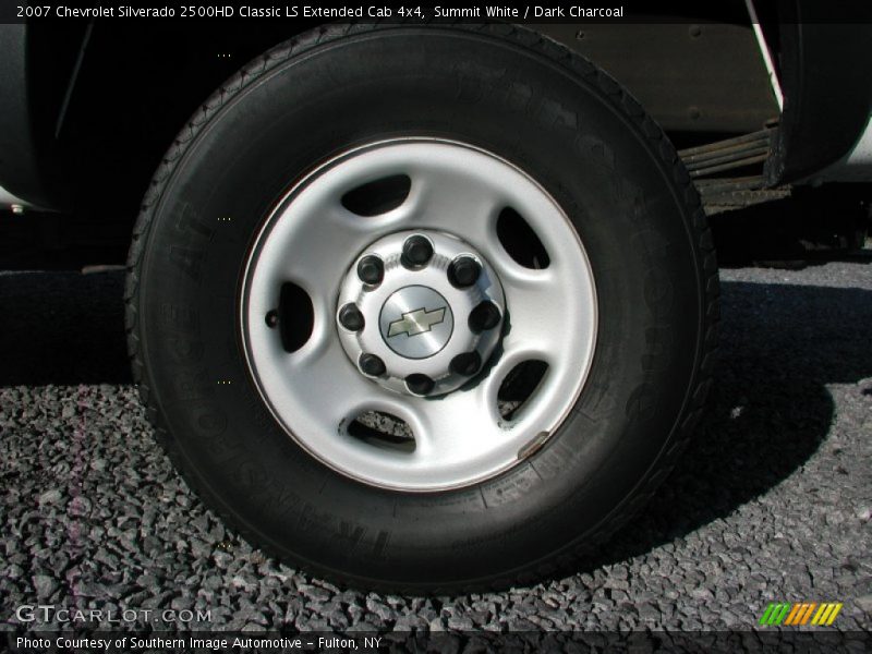Summit White / Dark Charcoal 2007 Chevrolet Silverado 2500HD Classic LS Extended Cab 4x4