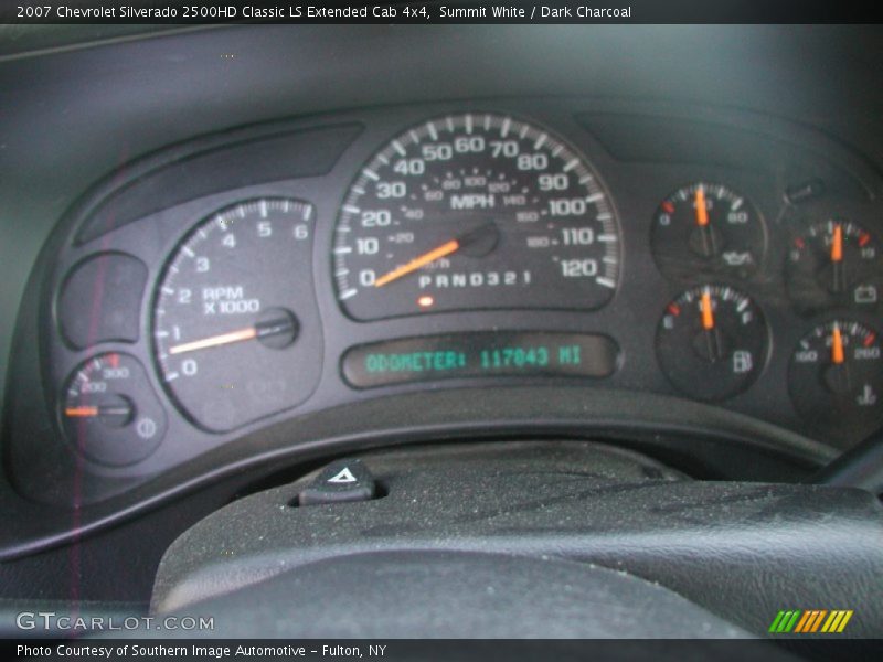 Summit White / Dark Charcoal 2007 Chevrolet Silverado 2500HD Classic LS Extended Cab 4x4