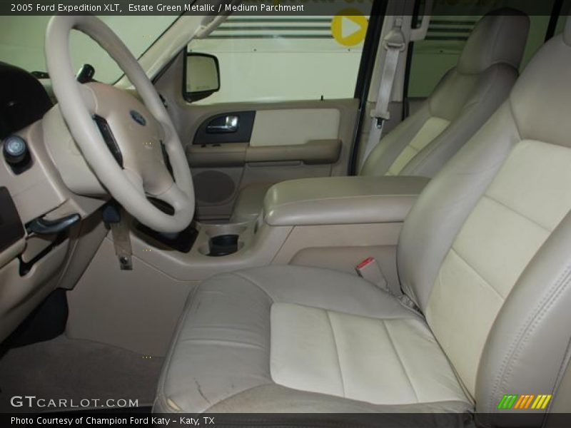 Estate Green Metallic / Medium Parchment 2005 Ford Expedition XLT