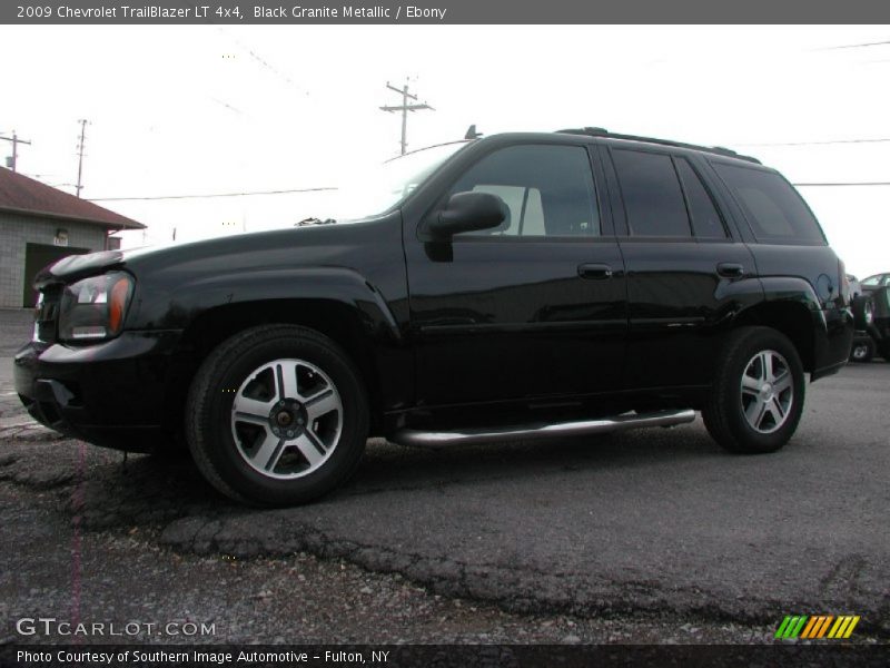 Black Granite Metallic / Ebony 2009 Chevrolet TrailBlazer LT 4x4