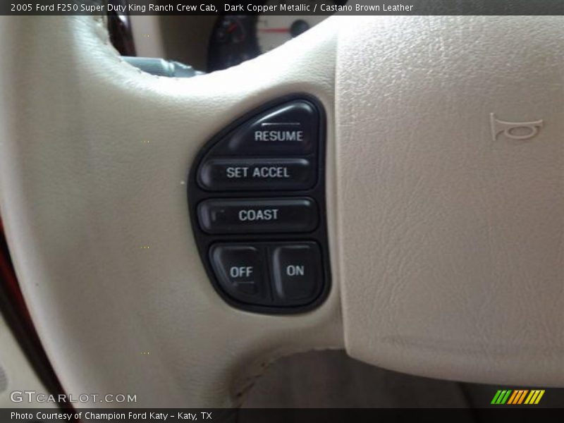 Dark Copper Metallic / Castano Brown Leather 2005 Ford F250 Super Duty King Ranch Crew Cab