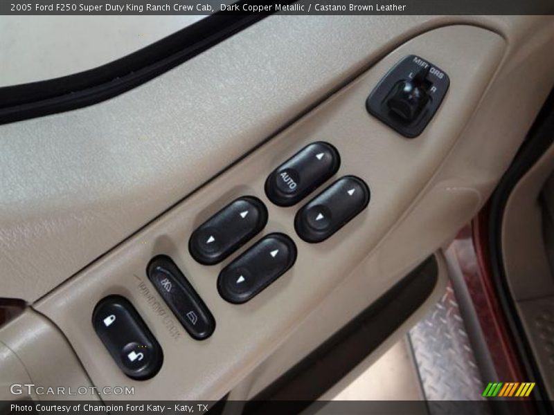 Dark Copper Metallic / Castano Brown Leather 2005 Ford F250 Super Duty King Ranch Crew Cab