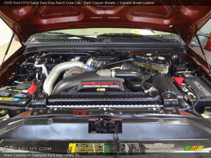  2005 F250 Super Duty King Ranch Crew Cab Engine - 6.0 Liter OHV 32 Valve Power Stroke Turbo Diesel V8