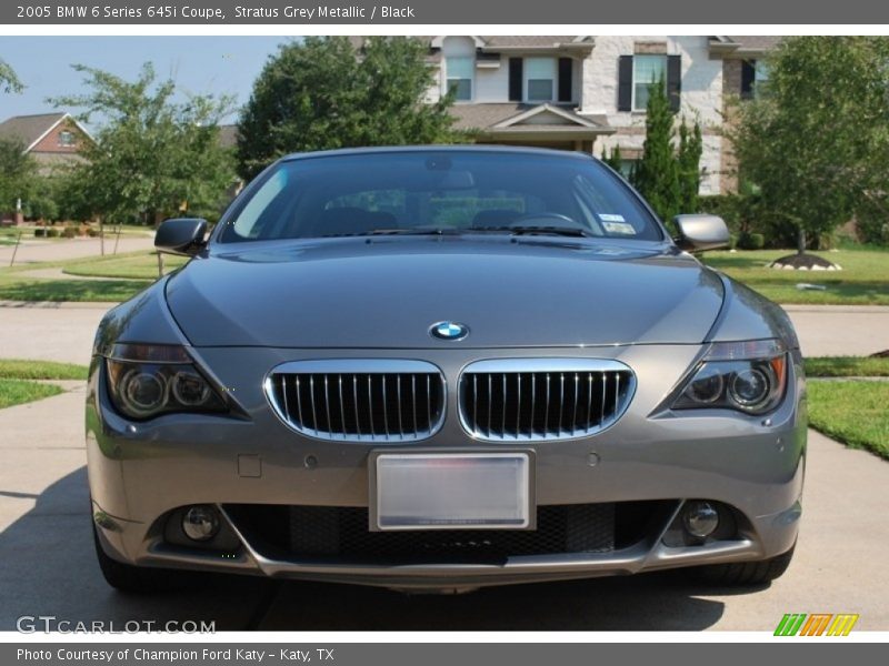 Stratus Grey Metallic / Black 2005 BMW 6 Series 645i Coupe