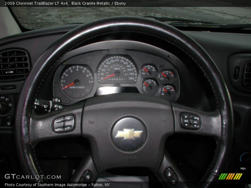 Black Granite Metallic / Ebony 2009 Chevrolet TrailBlazer LT 4x4