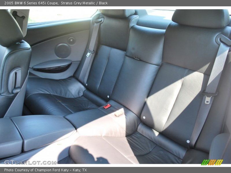 Stratus Grey Metallic / Black 2005 BMW 6 Series 645i Coupe